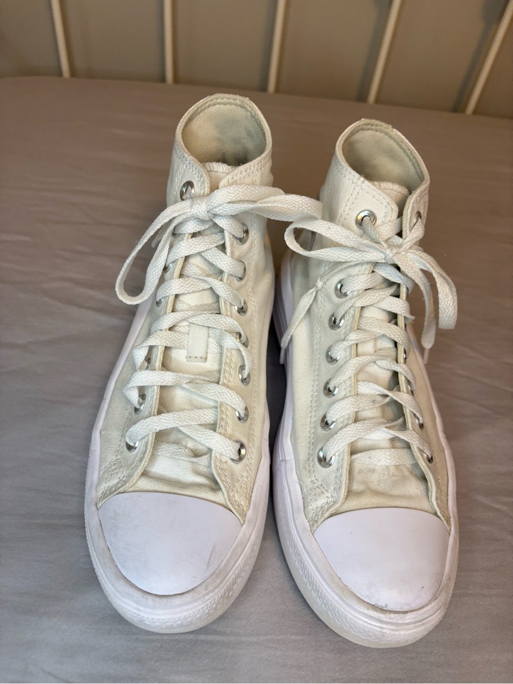 Converse Chuck Taylor Move Platform High Top Sneakers White Women’s 9 - Picture 6 of 12